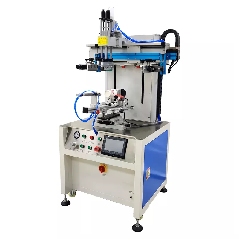 Máquina de serigrafia cilíndrica para copo de garrafa CNC