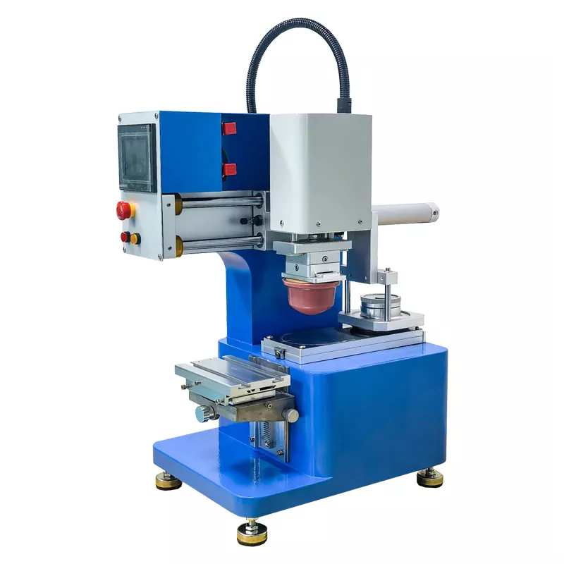 Máquina de impressão de almofada de cor única de mesa